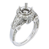White Gold Diamond Ring - LA DIAMOND